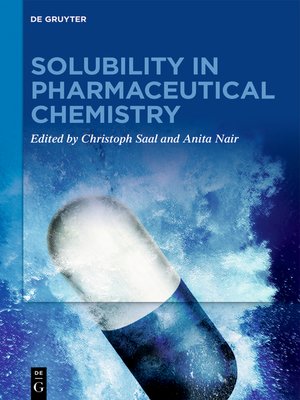 cover image of Solubility in Pharmaceutical Chemistry